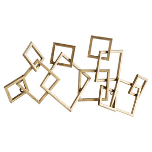 Soft Symphony Wall Decor | Antique Brass