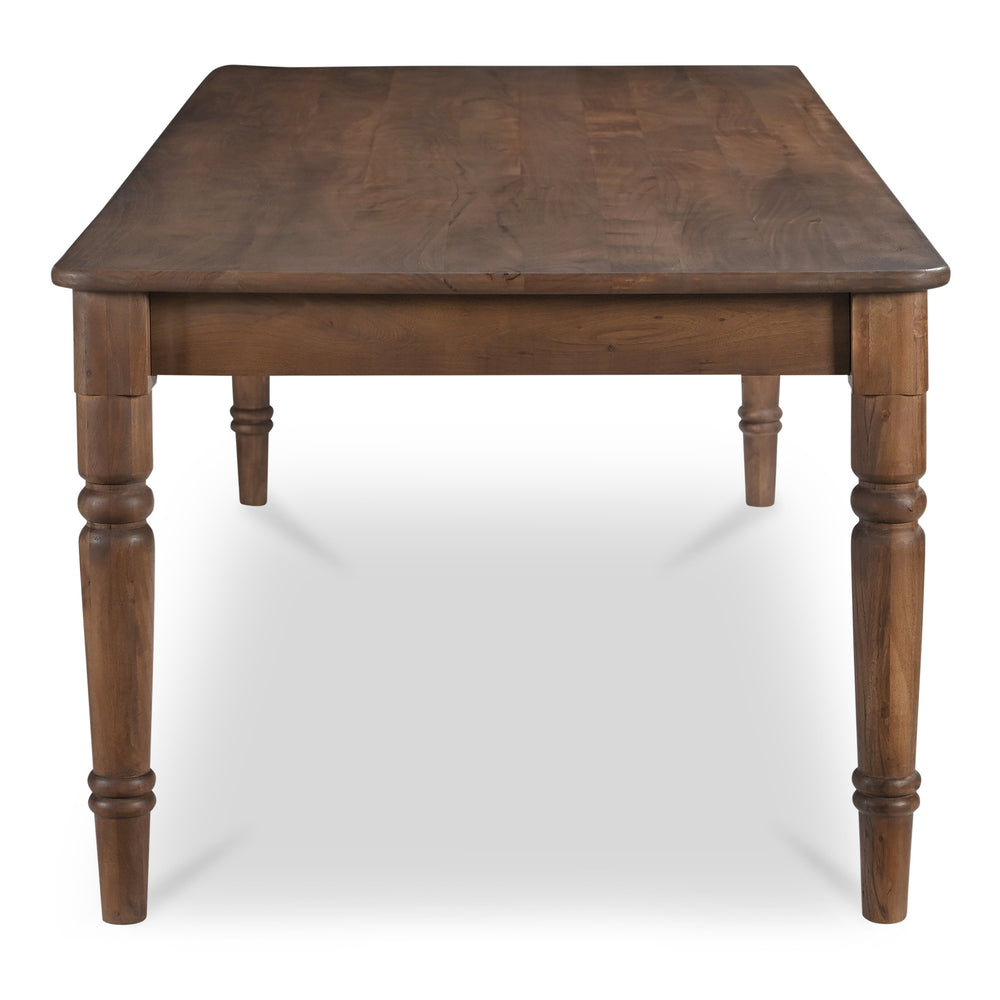 Moe's Russet Dining Table with Drawers