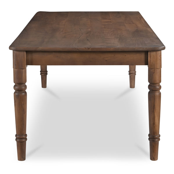 Moe's Russet Dining Table with Drawers