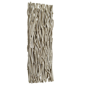 Gathered Teak Bleached Wood Wall Decor