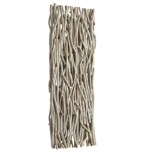 Gathered Teak Bleached Wood Wall Decor