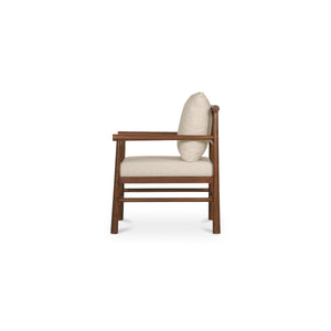 Moe's Mayne Accent Chair with Cream Cushions
