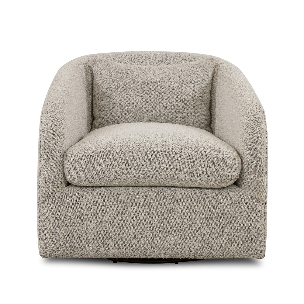 Topanga Swivel Chair In Knoll Domino
