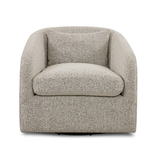 Topanga Swivel Chair In Knoll Domino
