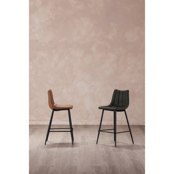 Moe's Alibi Counter Stool - Dark Green, Set of 2