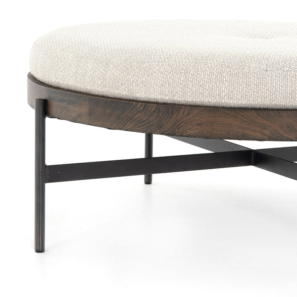 Edwyn Large Ottoman In Gibson Wheat