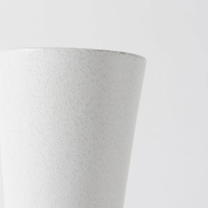 Laforge 9.4H Small White Ceramic Vase