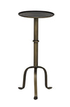 Tini Aged Brass Metal Side Table