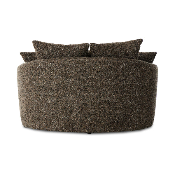 Chloe Media Lounger In Ivan Granite