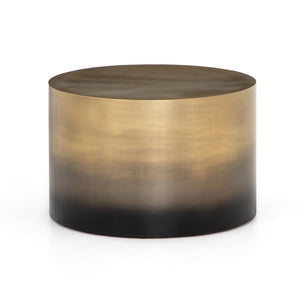 Cameron Ombre Bunching Table In Ombre Brass