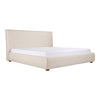 Moe's Luzon Queen Bed in Wheat Beige