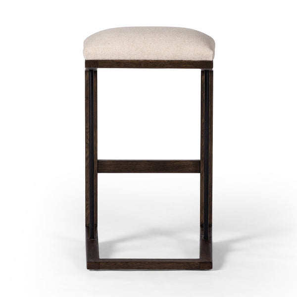 Finn Bar + Counter Stool In Sienna Brown Oak