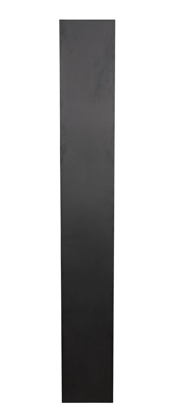 C-Series Aqueduct Bookcase in Matte Black Industrial Steel