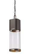 Lestat 1 Light Outdoor Chain Light in Deep Bronze Finish