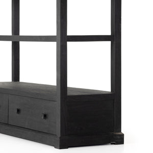 Woodmore Bookcase In Dark Totem