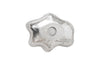 Cast Onyx Wall Bowl, Silver, Small