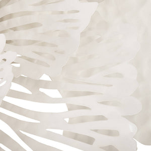 Flower Wall Art White, Medium