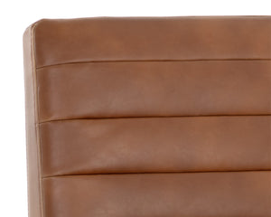 SPYROS DINING CHAIR - TOBACCO TAN