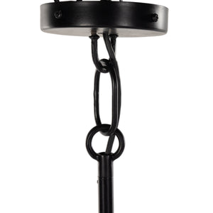 Dodie Linear Chandelier In Jet Black