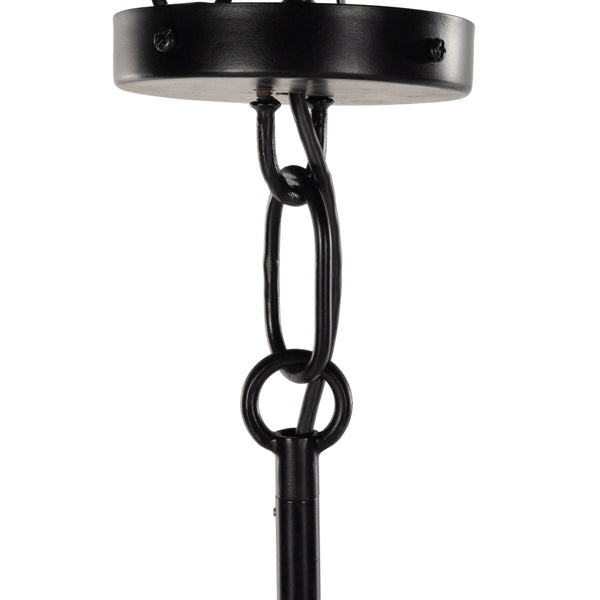 Dodie Linear Chandelier In Jet Black