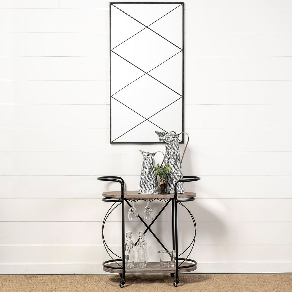 Colette Large Black/White Patterned Vase