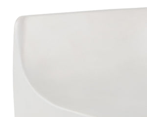 LEDGER STOOL - WHITE