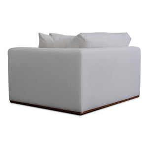 Moe's Rue Right Arm Facing Chair Off White