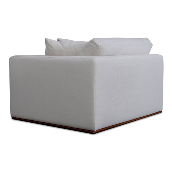 Moe's Rue Right Arm Facing Chair Off White