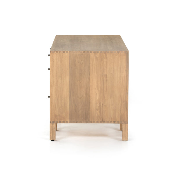 Isador Executive Desk In Dry Wash Poplar