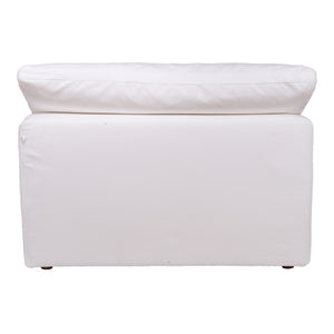 Clay Collection Slipper Chair in Cream White