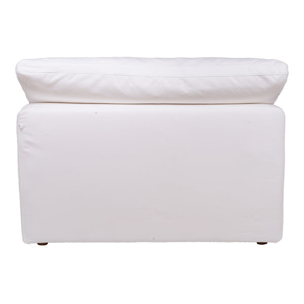 Clay Collection Slipper Chair in Cream White