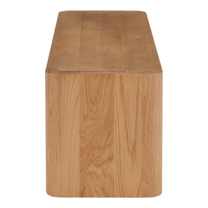 Post Small Dining Bench in Natural Finish