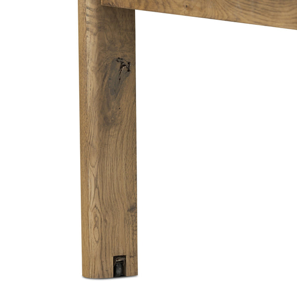 Noeline Double Extension Dining Table - Resawn Worn Oak