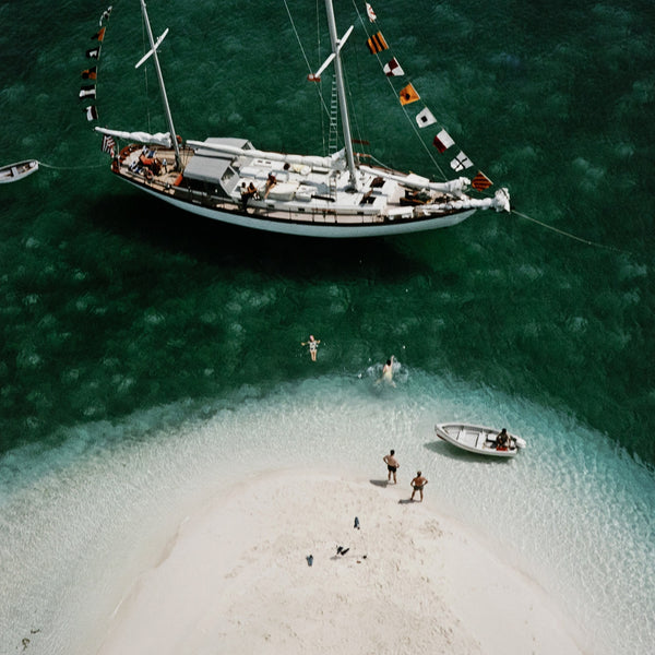 Charter Ketch (24" X 36") In Slim Aarons's Showcase In Photography Art