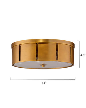 Orbit Metal Flush Mount Ceiling Light, Small