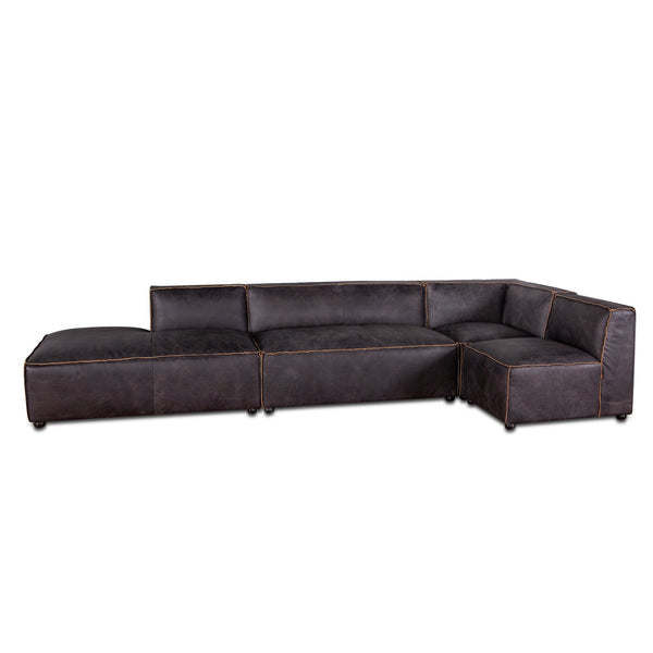 Portofino 4-Piece Sectional Antique Ebony