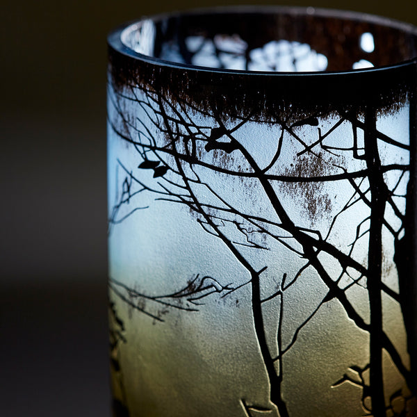 Miombo Vase in Green and Blue