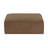 Moe's Matina Ottoman in Taupe Chenille