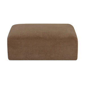 Moe's Matina Ottoman in Taupe Chenille