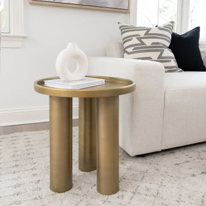 Sofia Brass End Table