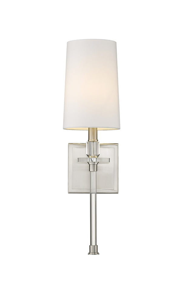 Sophia 1 Light Wall Sconce in Brushed Nickel Finish