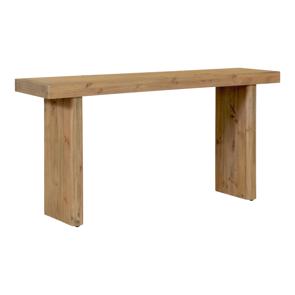 Moe's Monterey Console Table in Rustic Blonde Finish