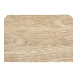 Moe's Round Off Small Nightstand in Light Oak