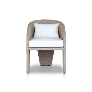 Fae Outdoor Dining Chair in White