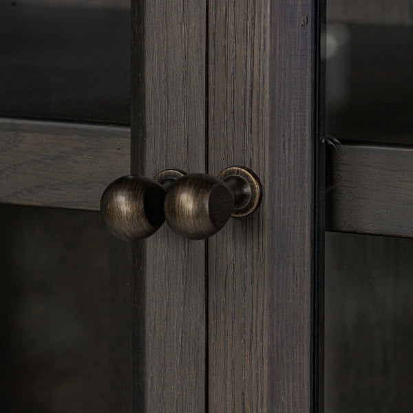 Dawes Cabinet - Smoked Black Oak