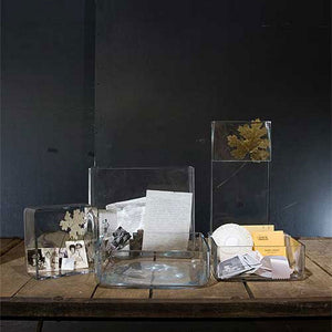 Glass, Cube 6"Hx6"sq