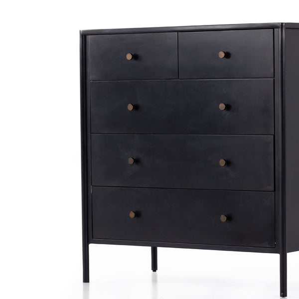 Soto 5 Drawer Dresser In Black