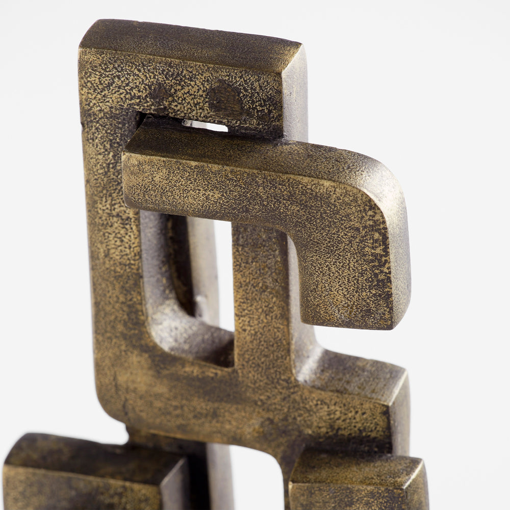 Segovia Sculpture|Wht|Bz