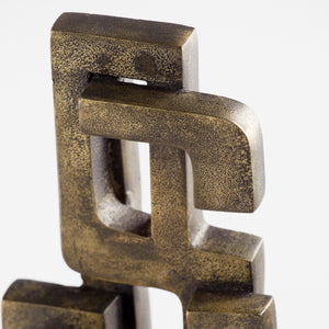 Segovia Sculpture|Wht|Bz