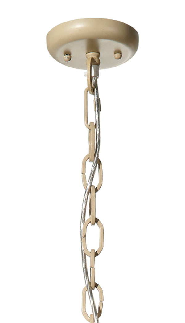 Strand Wood Beaded 1-Light Pendant